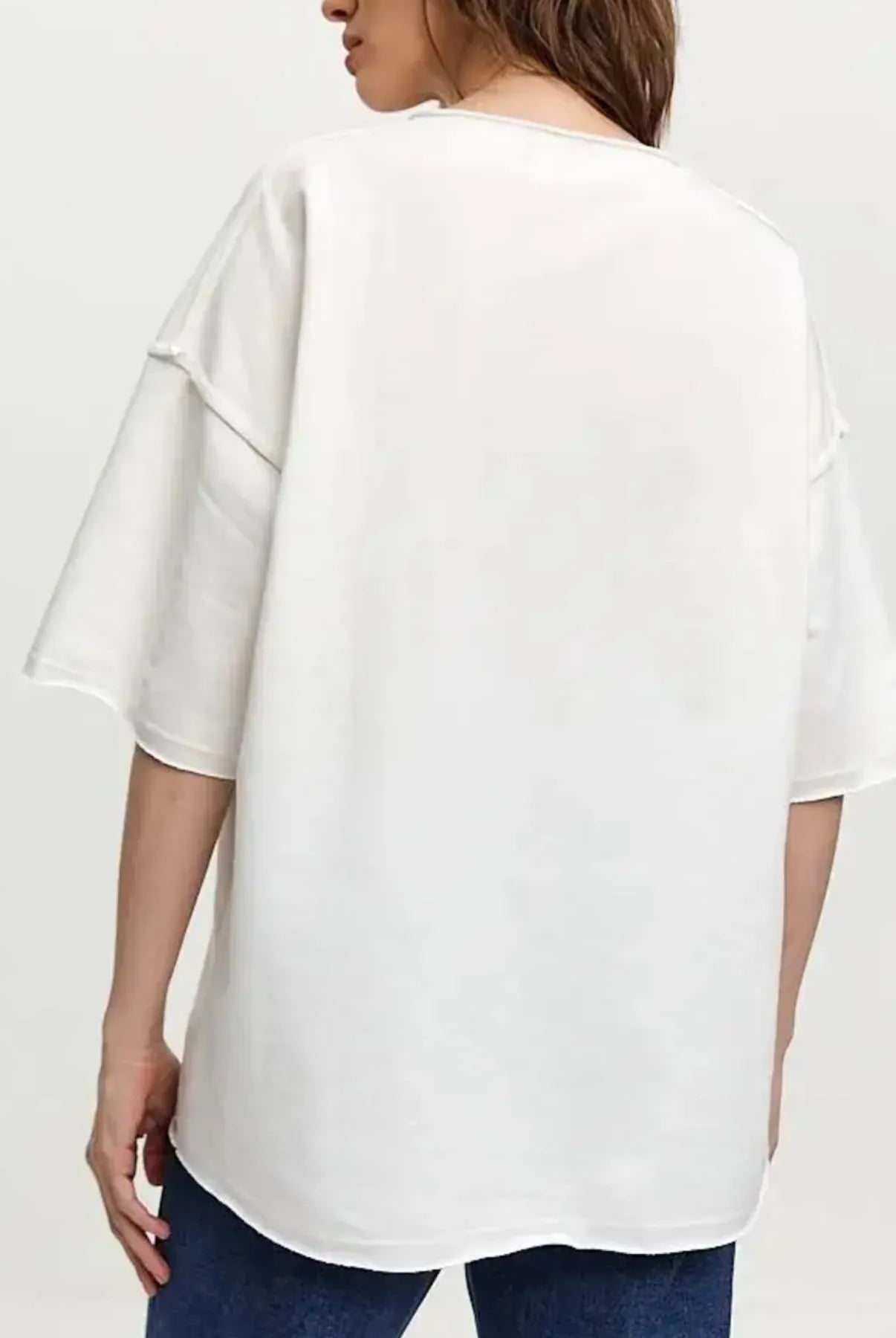 Round Neck Half Sleeve T-Shirt-Krush Kandy, Women's Online Fashion Boutique Located in Phoenix, Arizona (Scottsdale Area)