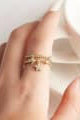 Cubic Zirconia Pentagram Minimalist Stackable Ring-Rings-Krush Kandy, Women's Online Fashion Boutique Located in Phoenix, Arizona (Scottsdale Area)