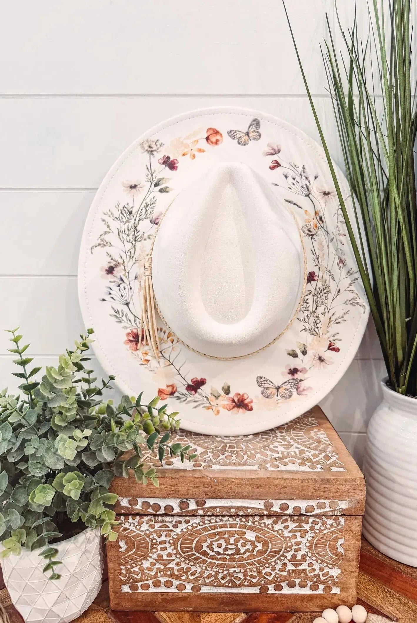 Floral Print Hat-Hats-Krush Kandy, Women's Online Fashion Boutique Located in Phoenix, Arizona (Scottsdale Area)