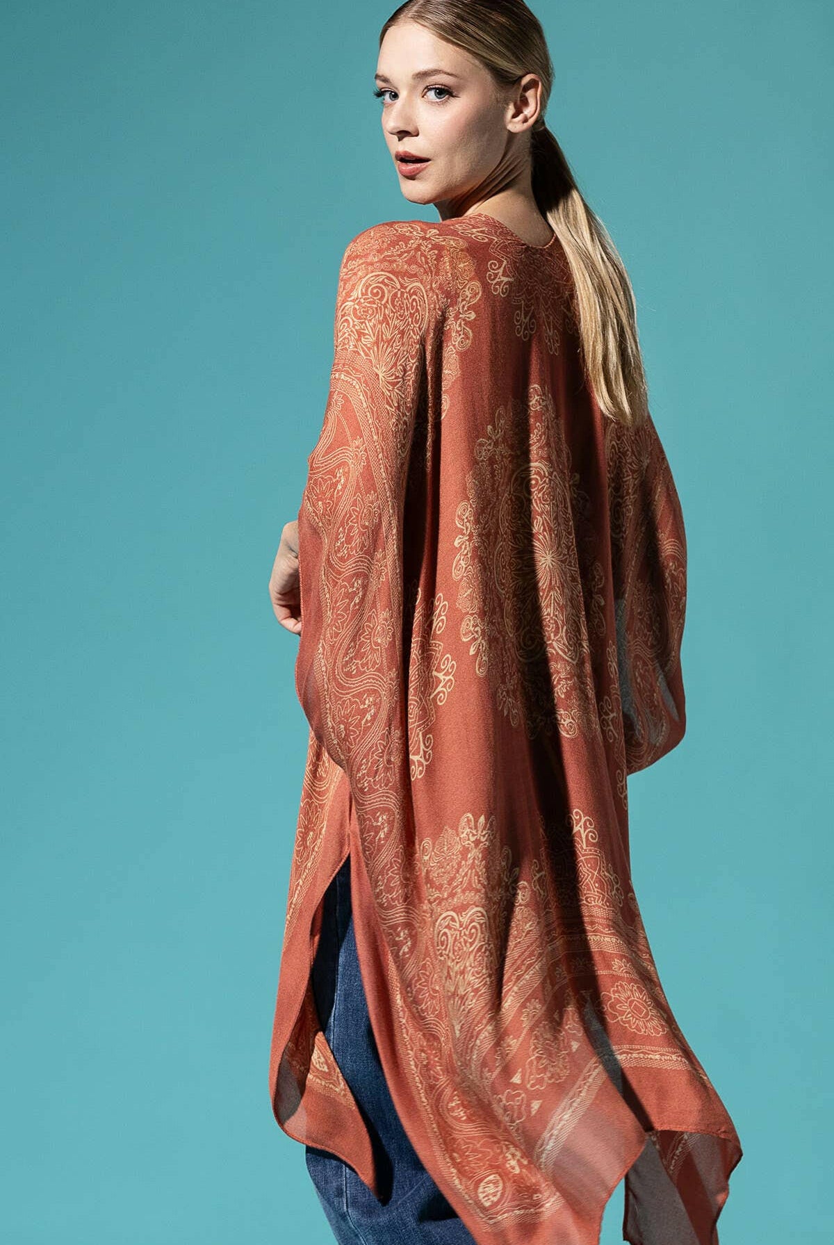 Ornate Mandala Kimono-Kimono-Krush Kandy, Women's Online Fashion Boutique Located in Phoenix, Arizona (Scottsdale Area)