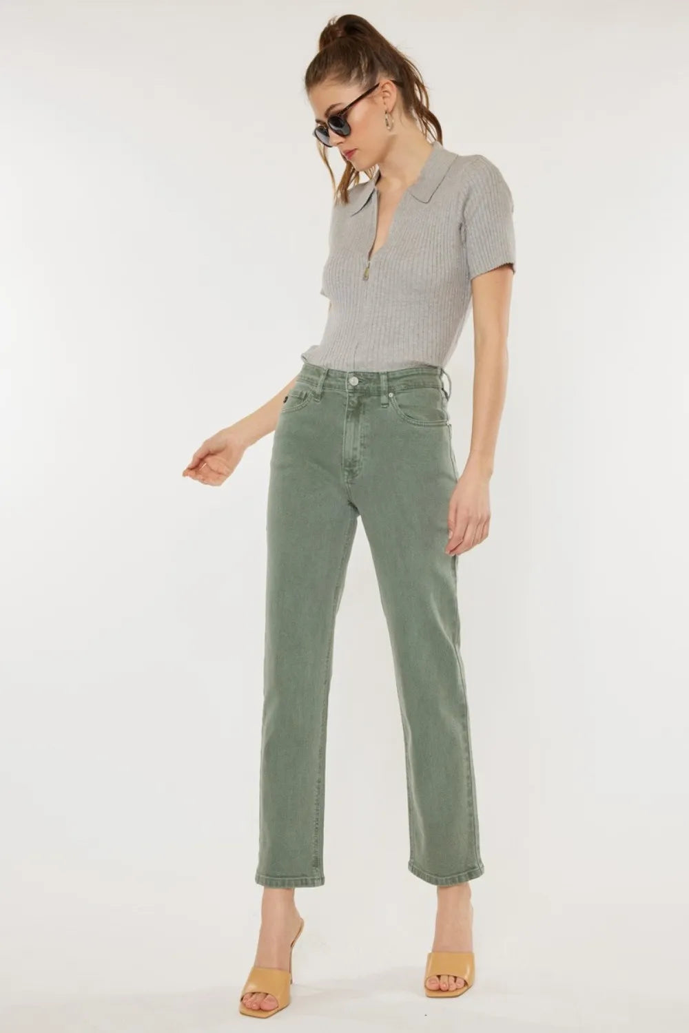 Kancan Ultra High Rise Straight Jeans-Krush Kandy, Women's Online Fashion Boutique Located in Phoenix, Arizona (Scottsdale Area)