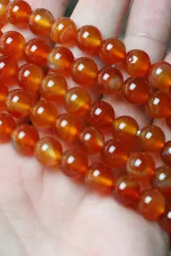 8mm Carnelian A Beaded Stretch Bracelet-Beaded Bracelets-Krush Kandy, Women's Online Fashion Boutique Located in Phoenix, Arizona (Scottsdale Area)