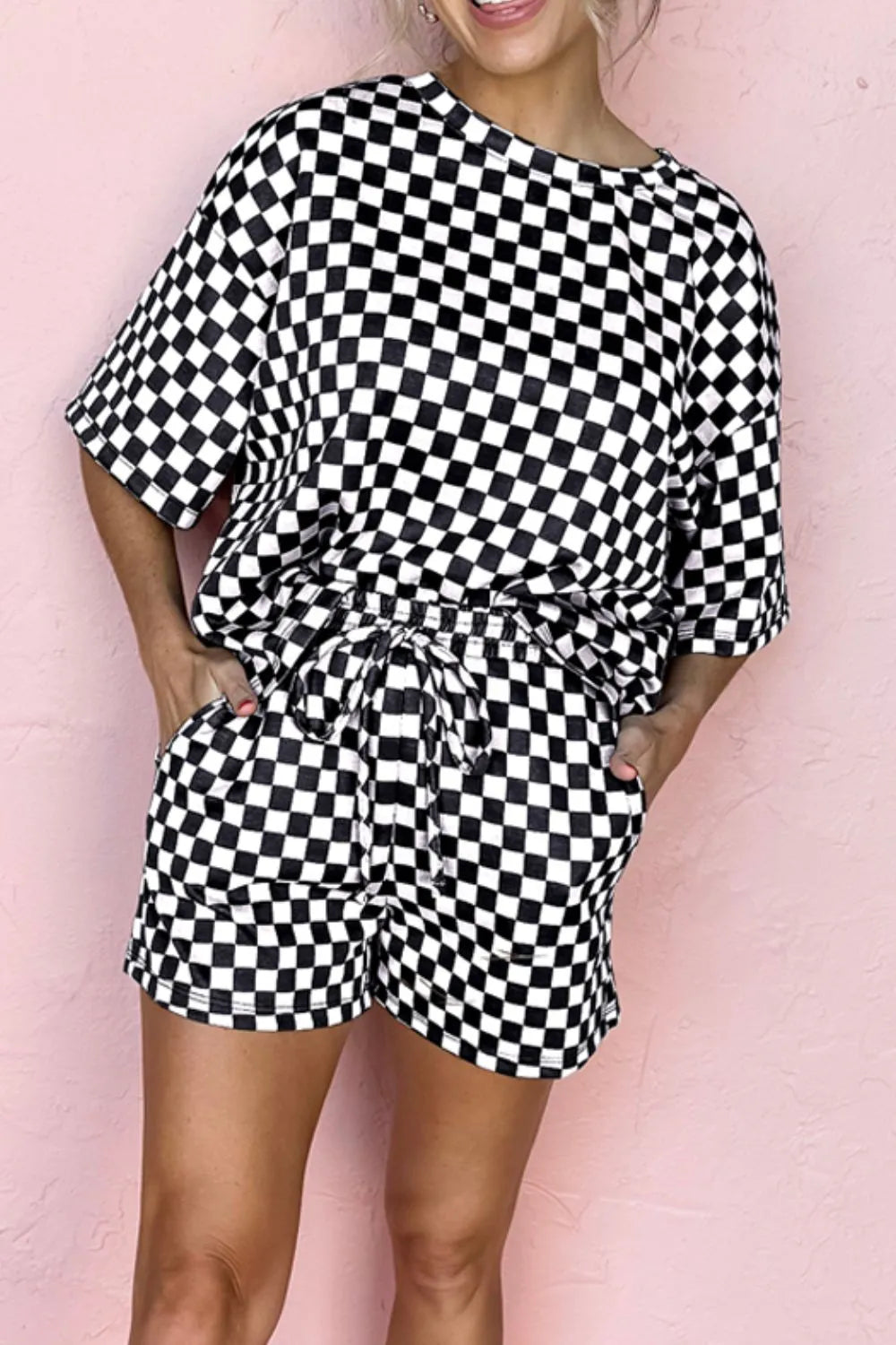 Checkmate Lounge Set-2 Piece Outfit Sets-Krush Kandy, Women's Online Fashion Boutique Located in Phoenix, Arizona (Scottsdale Area)