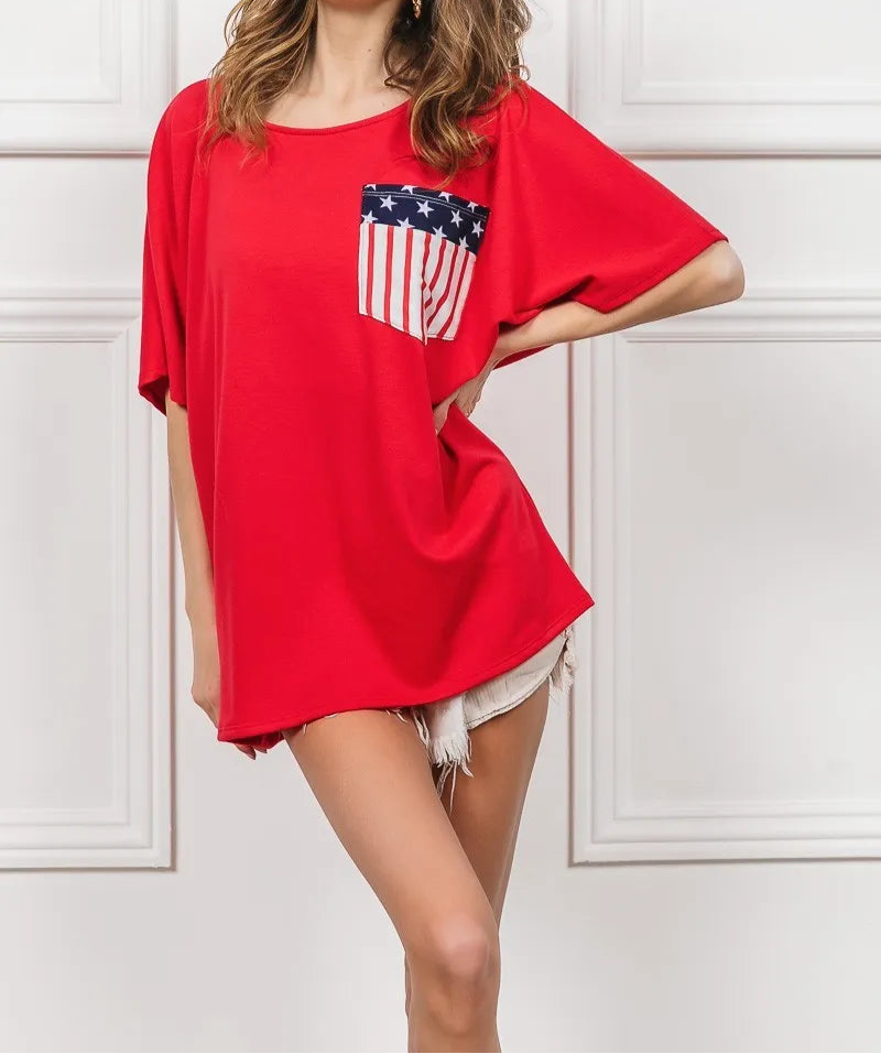 BiBi French Terry With Front Pocket Dolman Sleeves Top-Tops-Krush Kandy, Women's Online Fashion Boutique Located in Phoenix, Arizona (Scottsdale Area)