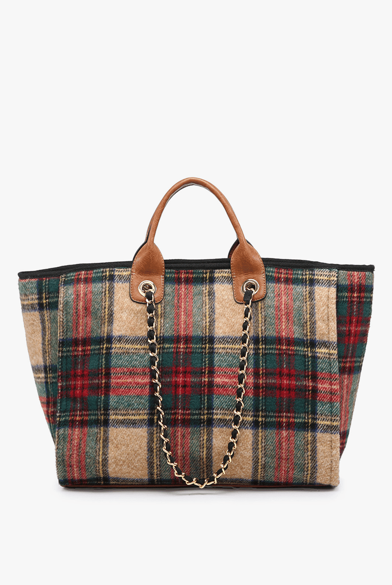 Kristina Women's Satchel with Chain Strap-handbag-Krush Kandy, Women's Online Fashion Boutique Located in Phoenix, Arizona (Scottsdale Area)