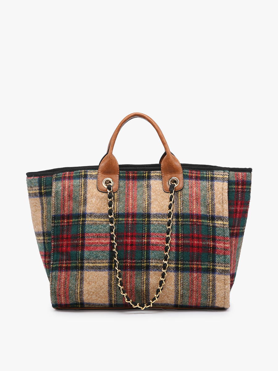 Kristina Women's Satchel with Chain Strap-handbag-Krush Kandy, Women's Online Fashion Boutique Located in Phoenix, Arizona (Scottsdale Area)