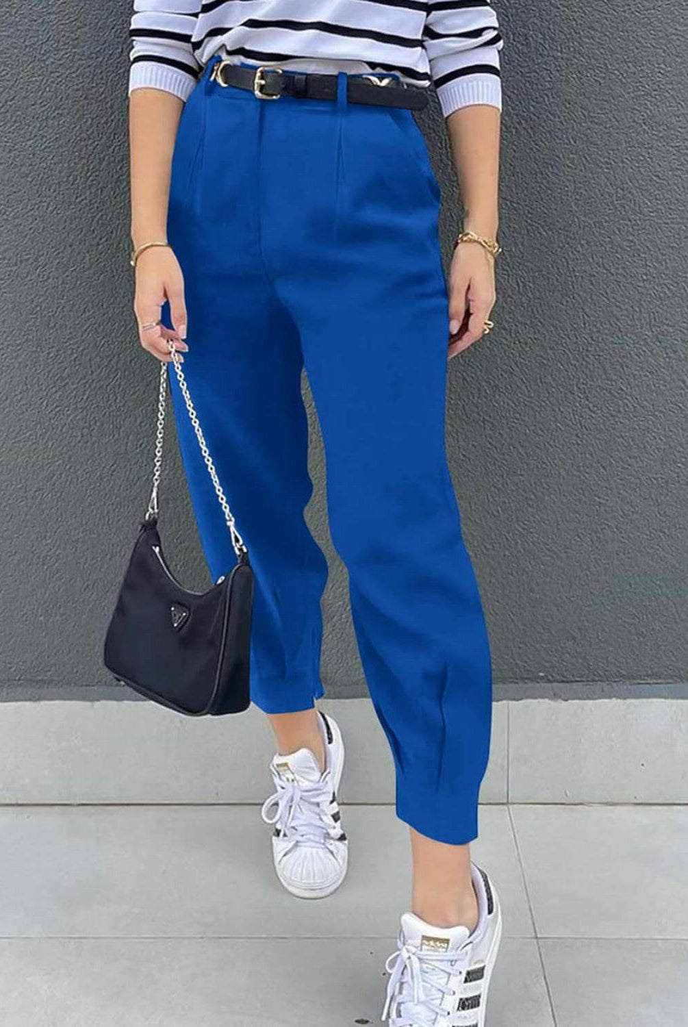 High Waist Cropped Pants-Krush Kandy, Women's Online Fashion Boutique Located in Phoenix, Arizona (Scottsdale Area)