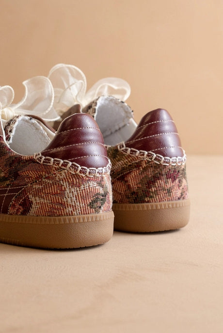 The Dalia - Tapestry Lace Up Sneakers-Shoes-Krush Kandy, Women's Online Fashion Boutique Located in Phoenix, Arizona (Scottsdale Area)