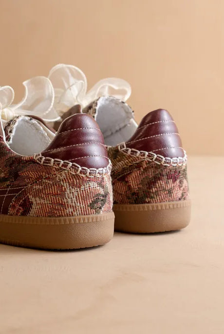 The Dalia - Tapestry Lace Up Sneakers-Shoes-Krush Kandy, Women's Online Fashion Boutique Located in Phoenix, Arizona (Scottsdale Area)