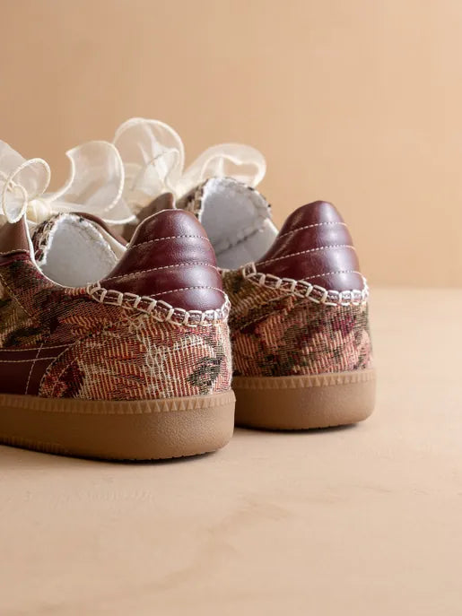 The Dalia - Tapestry Lace Up Sneakers-Shoes-Krush Kandy, Women's Online Fashion Boutique Located in Phoenix, Arizona (Scottsdale Area)