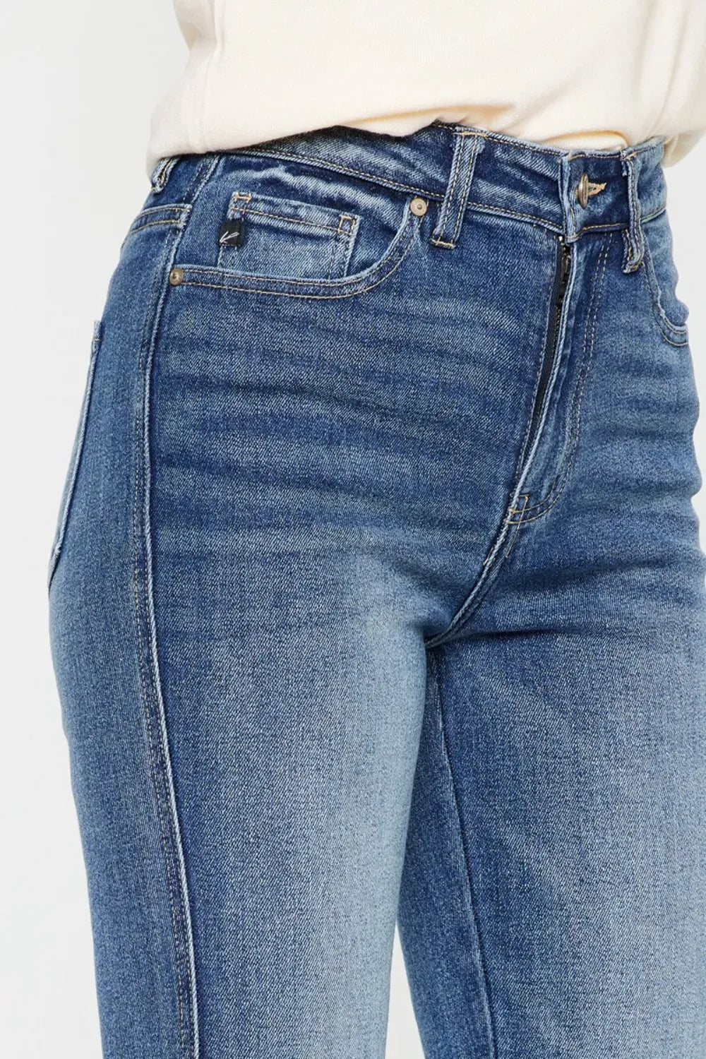Kancan Whiskers High Waist Flare Jeans-Denim-Krush Kandy, Women's Online Fashion Boutique Located in Phoenix, Arizona (Scottsdale Area)