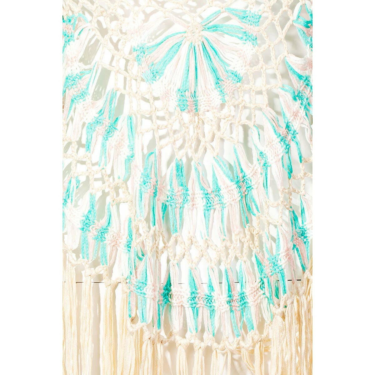 Floral Net Fringe Cover Up-Tops-Krush Kandy, Women's Online Fashion Boutique Located in Phoenix, Arizona (Scottsdale Area)