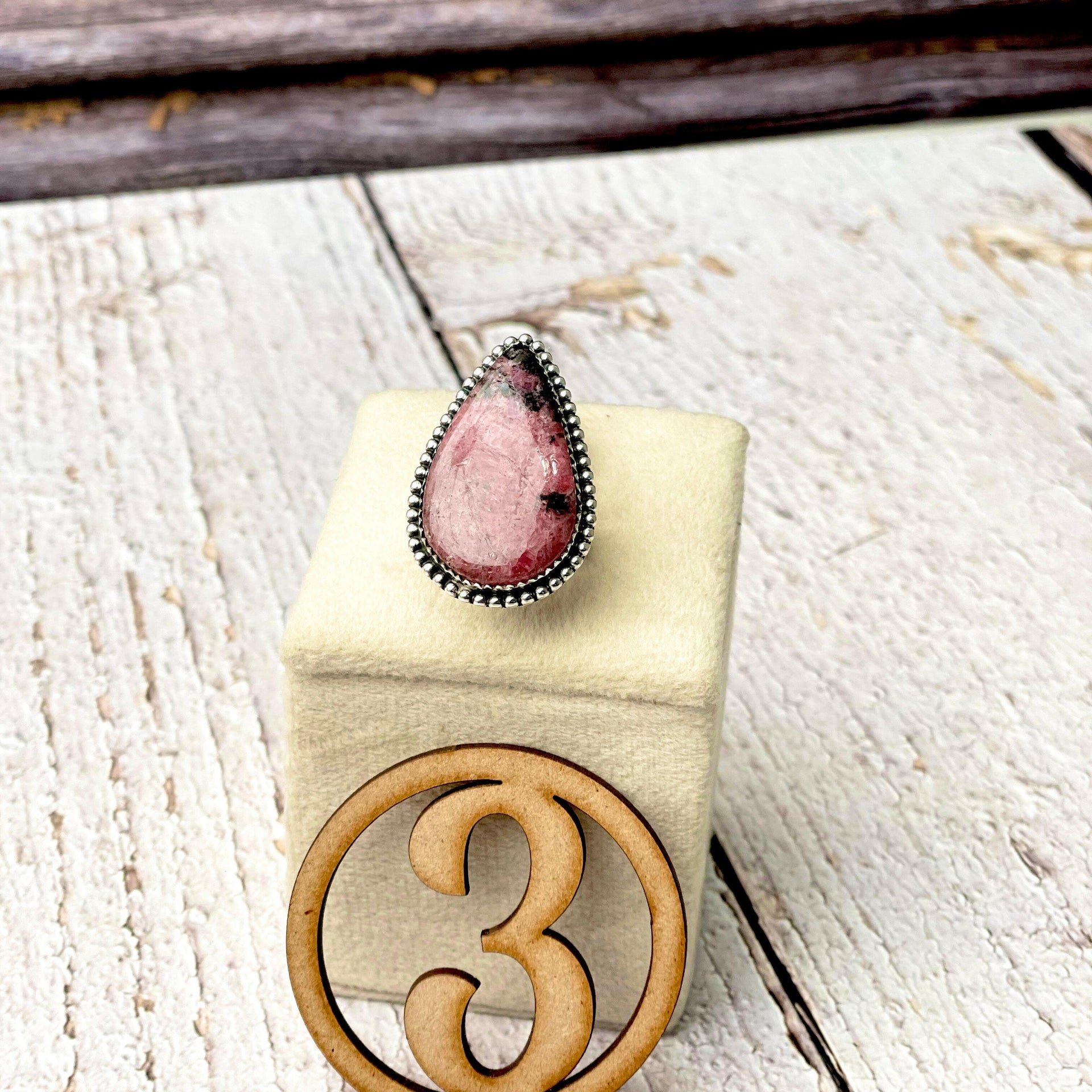 Rhodonite Slab Rings-Ring-Krush Kandy, Women's Online Fashion Boutique Located in Phoenix, Arizona (Scottsdale Area)
