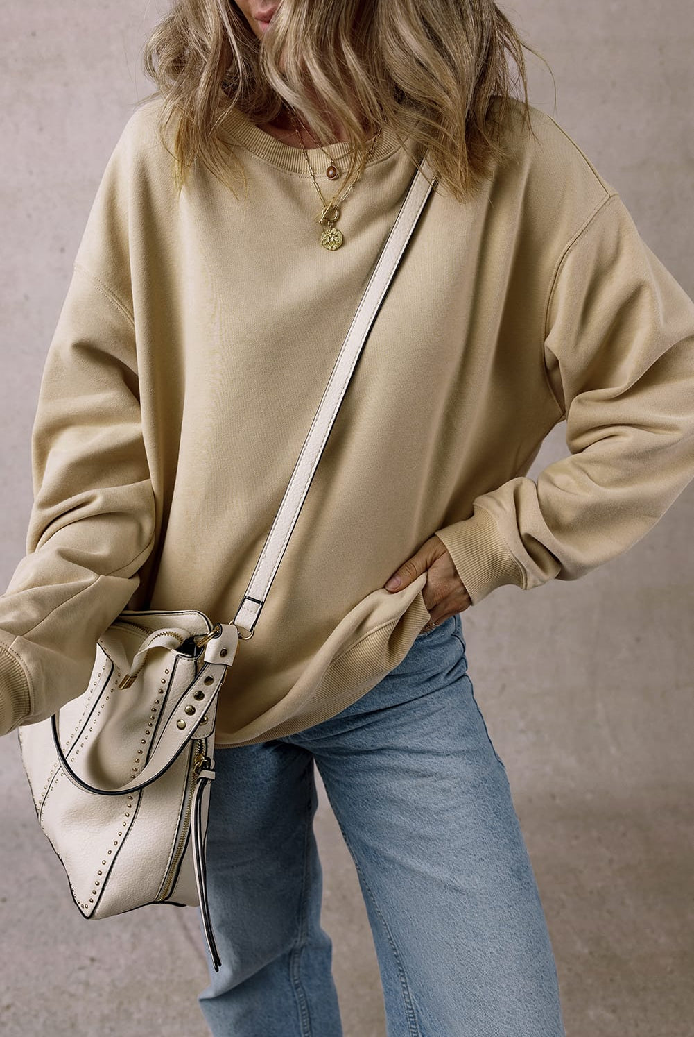 Everyday POCKET Oversized Sweatshirt-Sweatshirt-Krush Kandy, Women's Online Fashion Boutique Located in Phoenix, Arizona (Scottsdale Area)