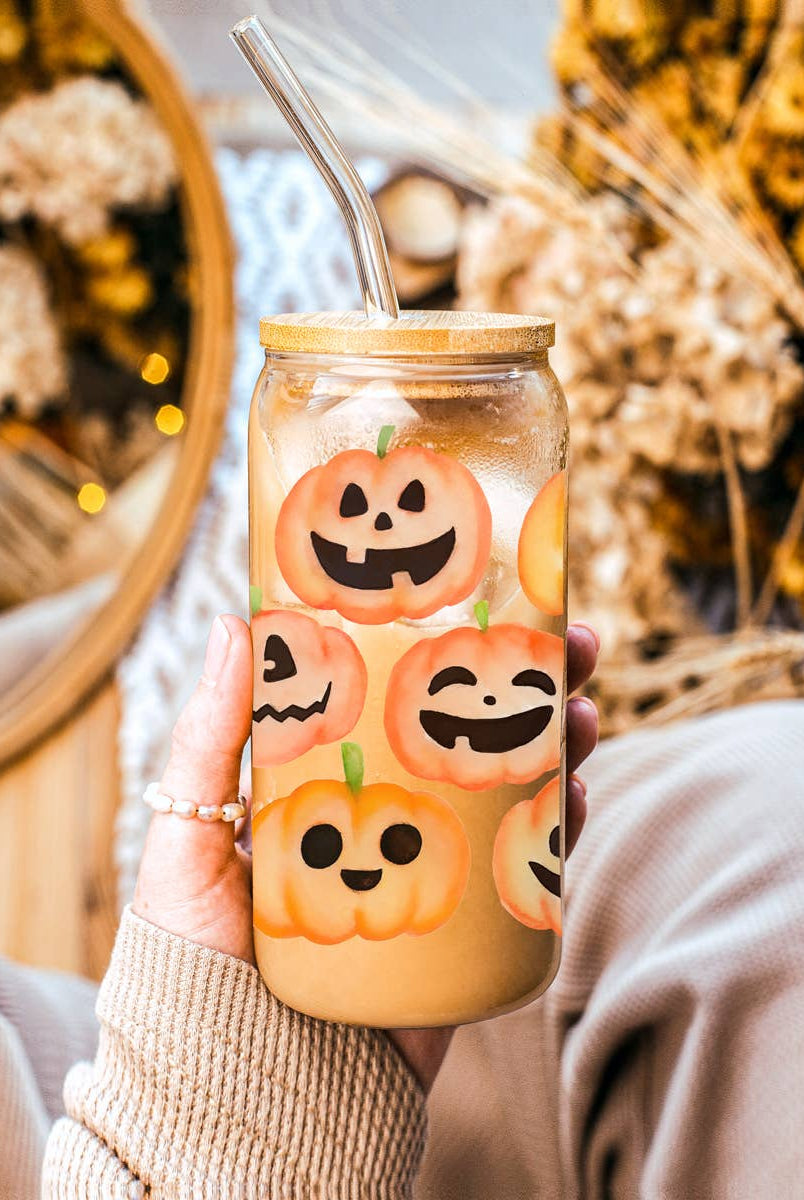 Cutest Halloween Fall Glass Cup | 20oz-Accessories-Krush Kandy, Women's Online Fashion Boutique Located in Phoenix, Arizona (Scottsdale Area)
