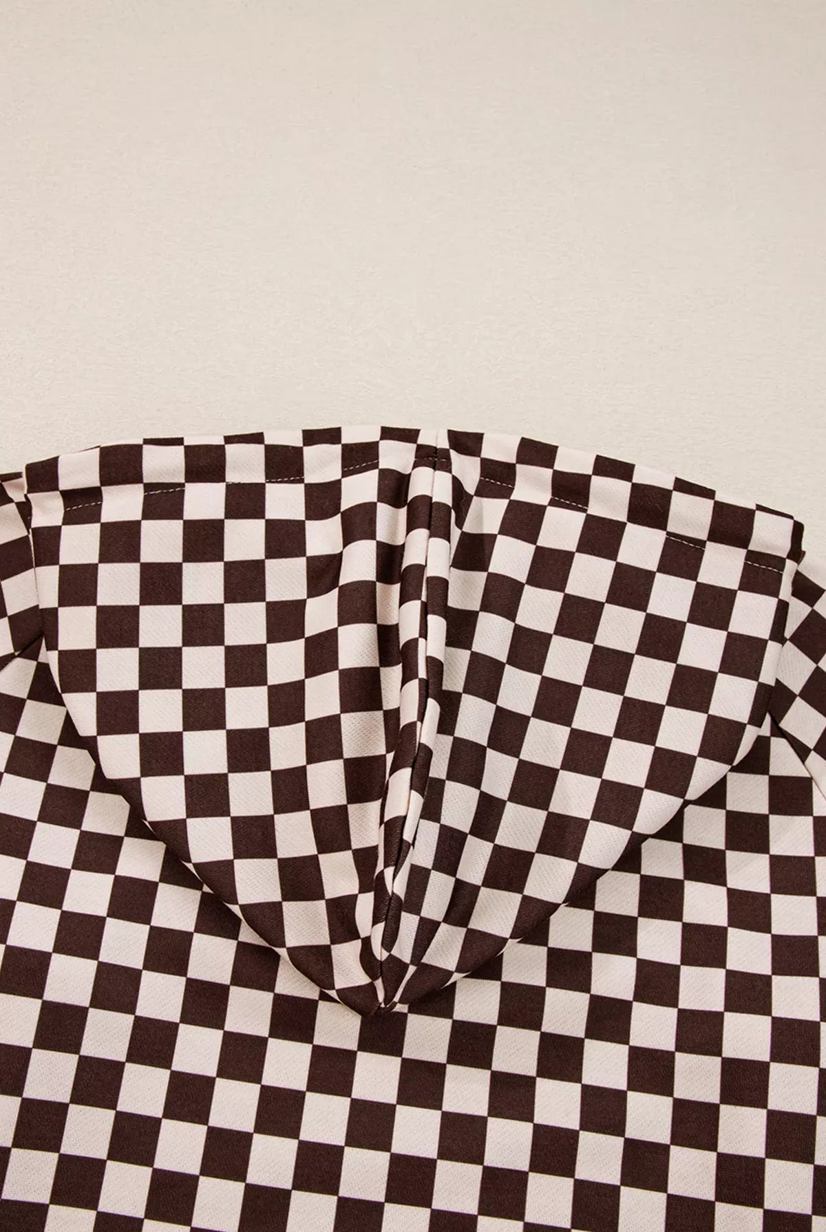 Checkered Drawstring Hoodie and Pants Set-2 Piece Outfit Sets-Krush Kandy, Women's Online Fashion Boutique Located in Phoenix, Arizona (Scottsdale Area)
