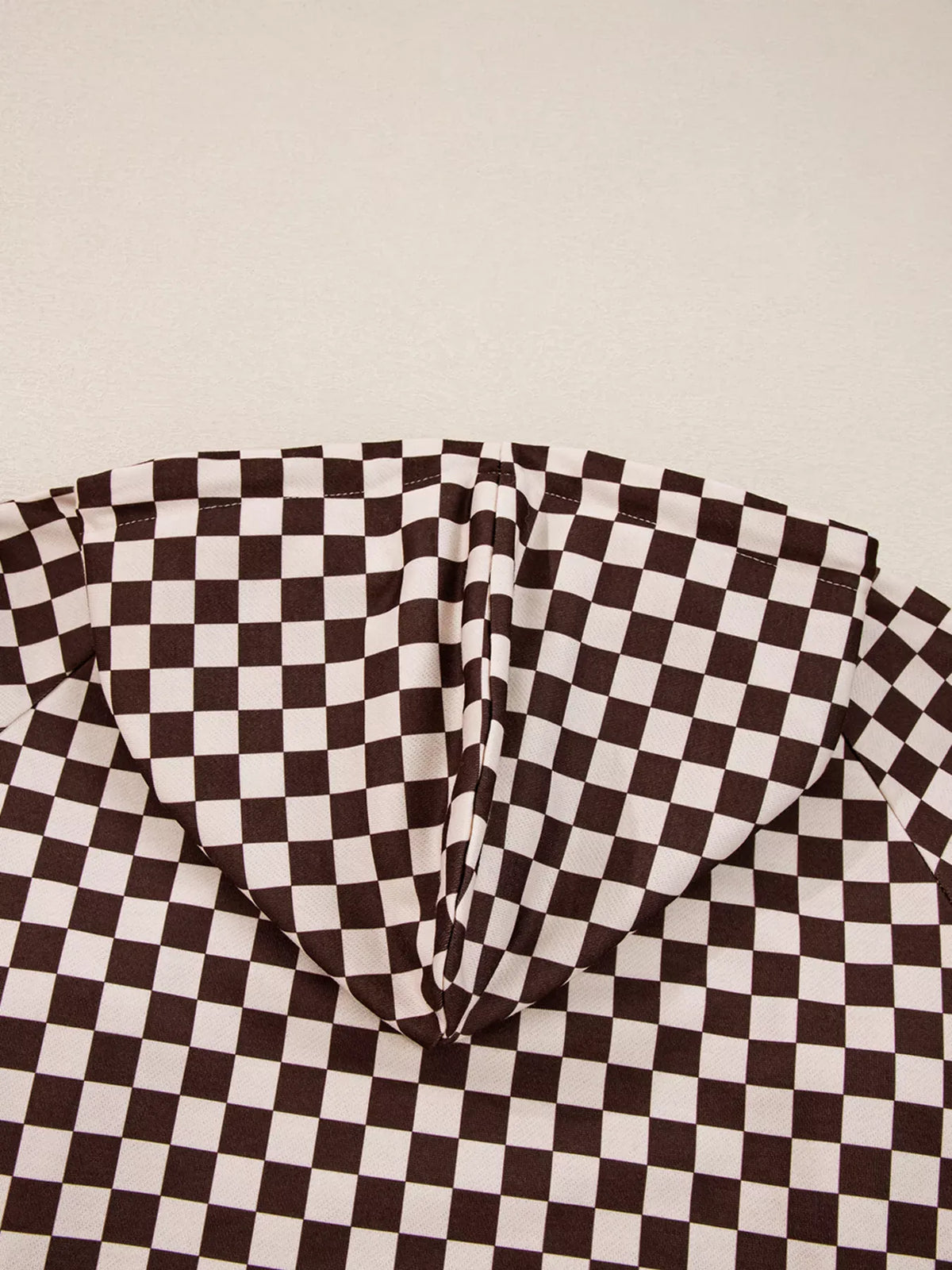 Checkered Drawstring Hoodie and Pants Set-2 Piece Outfit Sets-Krush Kandy, Women's Online Fashion Boutique Located in Phoenix, Arizona (Scottsdale Area)