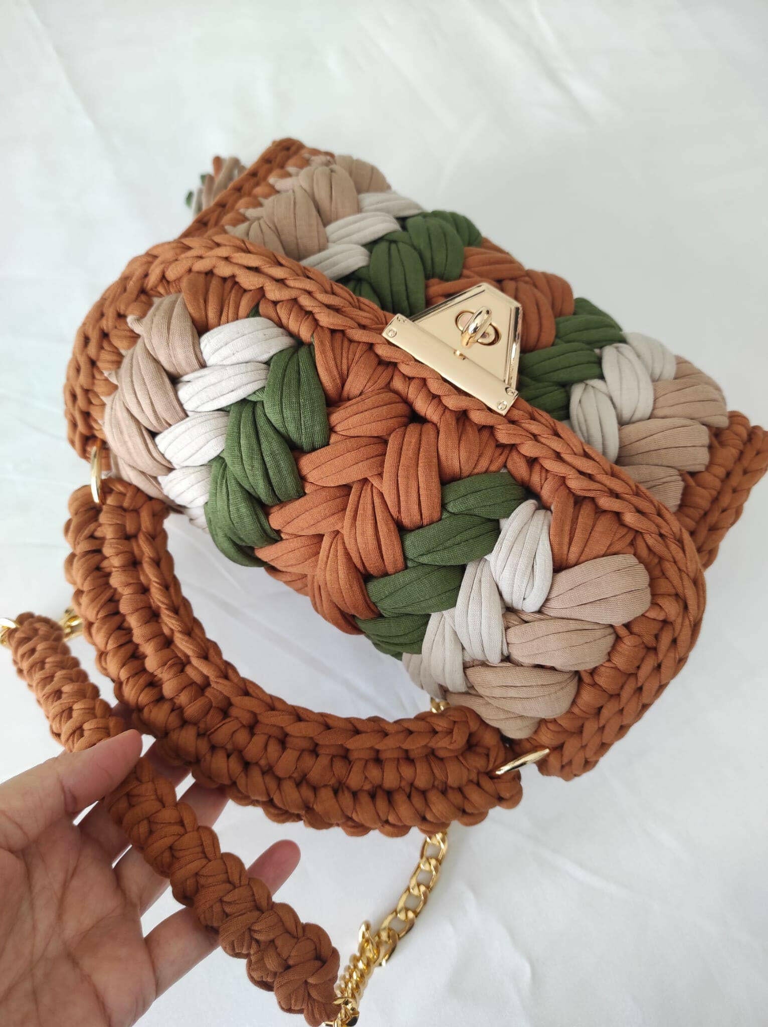 Enchanted Forest Handmade Crochet Purse-handbags-Krush Kandy, Women's Online Fashion Boutique Located in Phoenix, Arizona (Scottsdale Area)