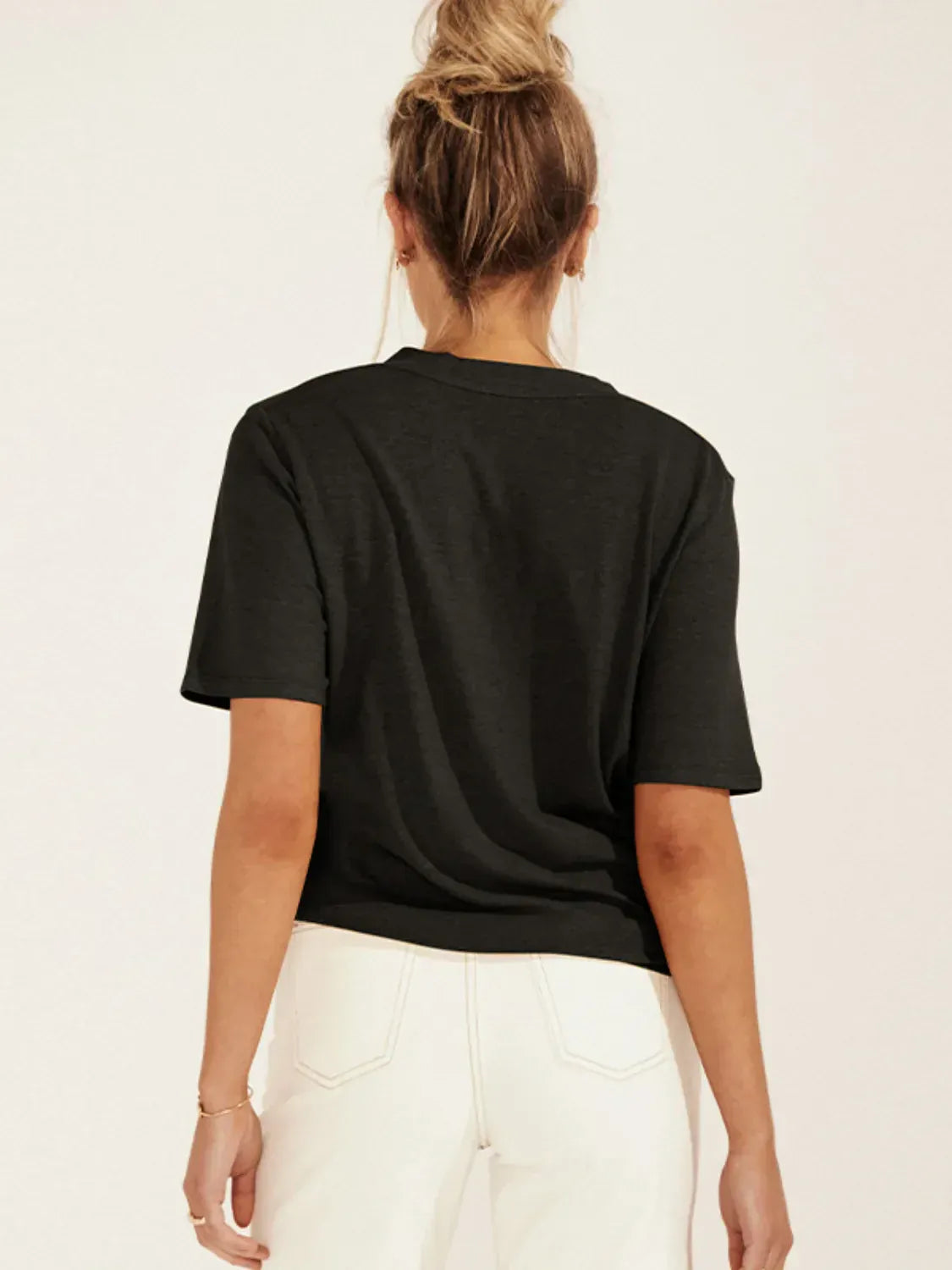 Essential V-Neck Basic Tee-Krush Kandy, Women's Online Fashion Boutique Located in Phoenix, Arizona (Scottsdale Area)