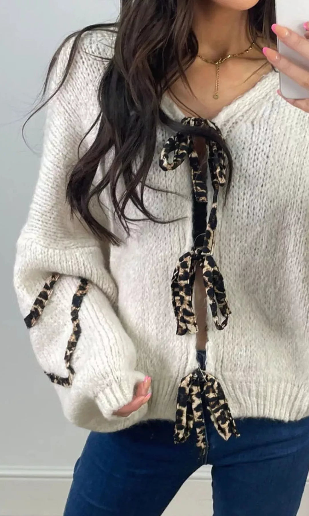 Tie Front Long Sleeve Sweater-Krush Kandy, Women's Online Fashion Boutique Located in Phoenix, Arizona (Scottsdale Area)