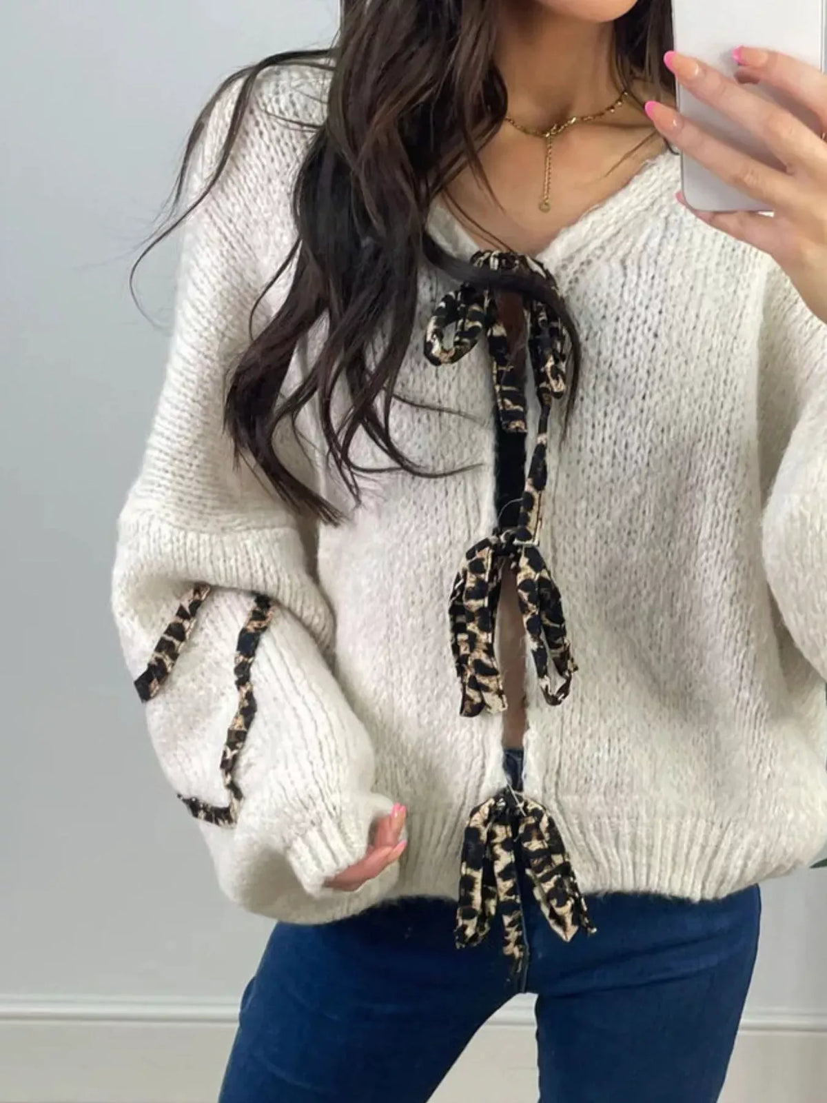 Tie Front Long Sleeve Sweater-Krush Kandy, Women's Online Fashion Boutique Located in Phoenix, Arizona (Scottsdale Area)