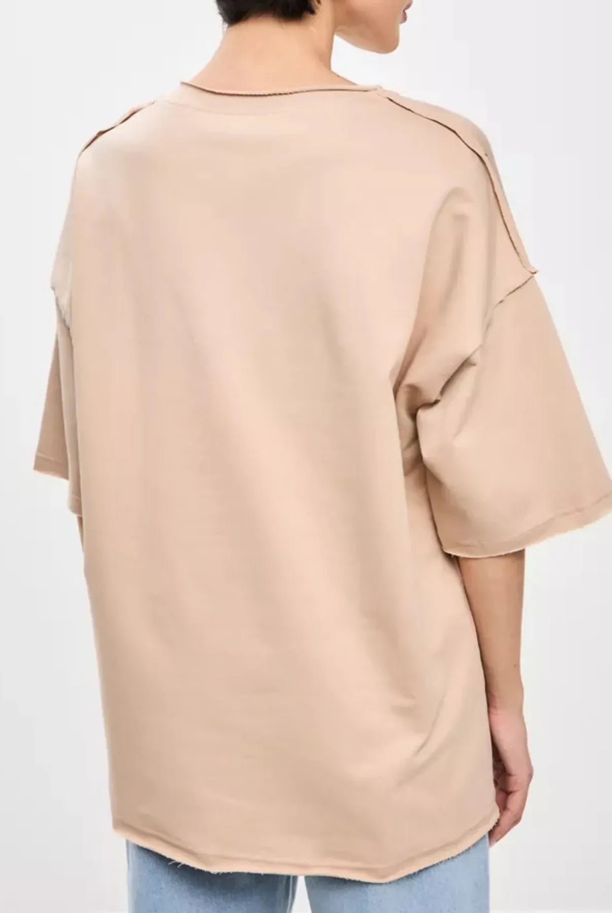Round Neck Half Sleeve T-Shirt-Krush Kandy, Women's Online Fashion Boutique Located in Phoenix, Arizona (Scottsdale Area)