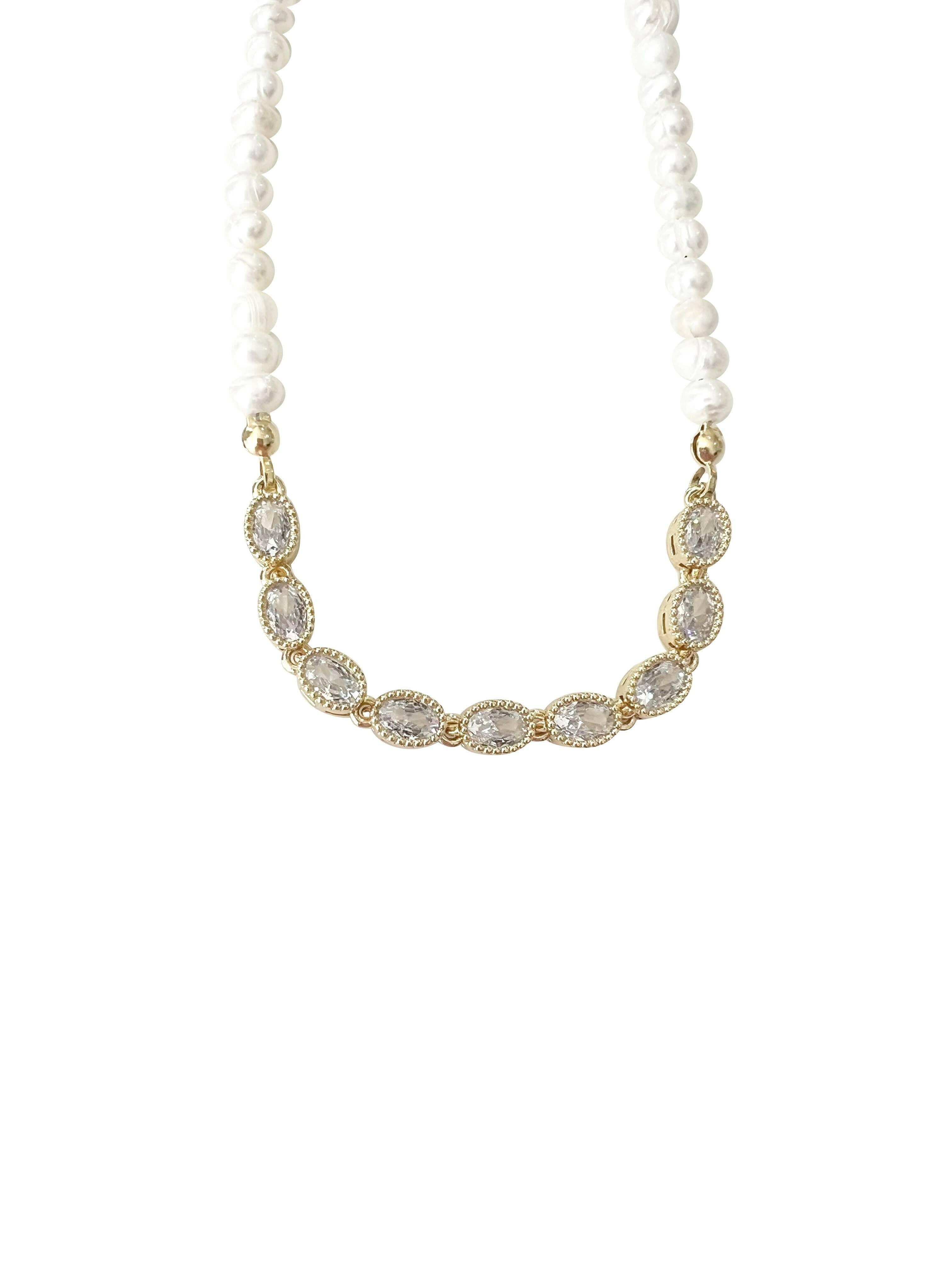 Pearl Necklace-Necklace-Krush Kandy, Women's Online Fashion Boutique Located in Phoenix, Arizona (Scottsdale Area)