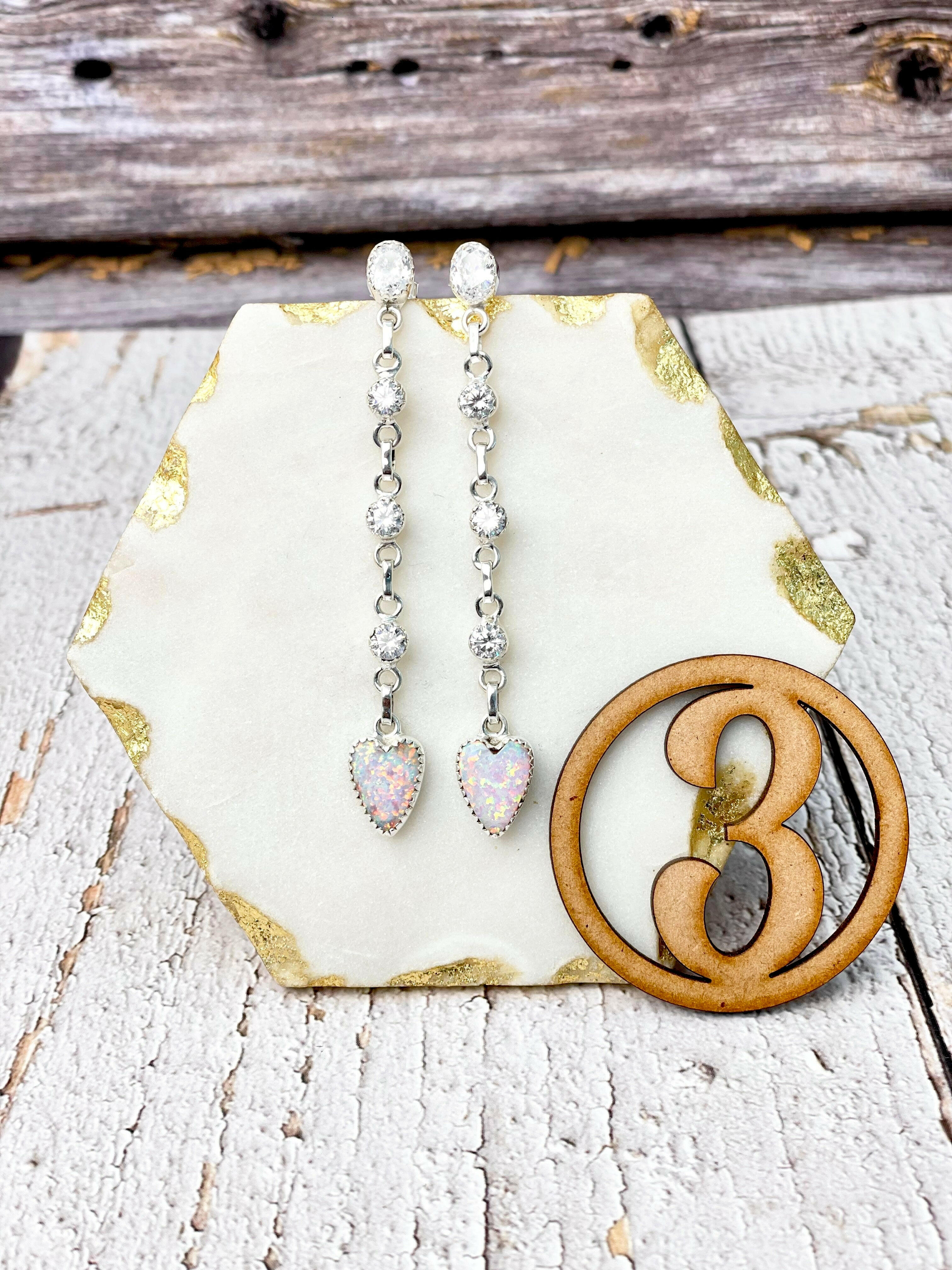 All For You Heart Earrings-Earrings-Krush Kandy, Women's Online Fashion Boutique Located in Phoenix, Arizona (Scottsdale Area)