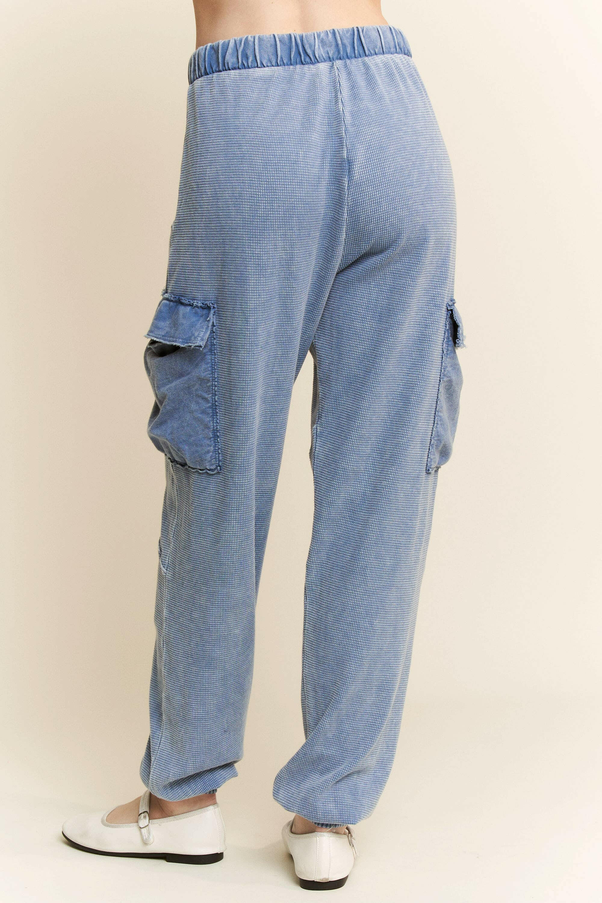 J.HER Mineral Wash Cargo pocket detail Joggers-Krush Kandy, Women's Online Fashion Boutique Located in Phoenix, Arizona (Scottsdale Area)