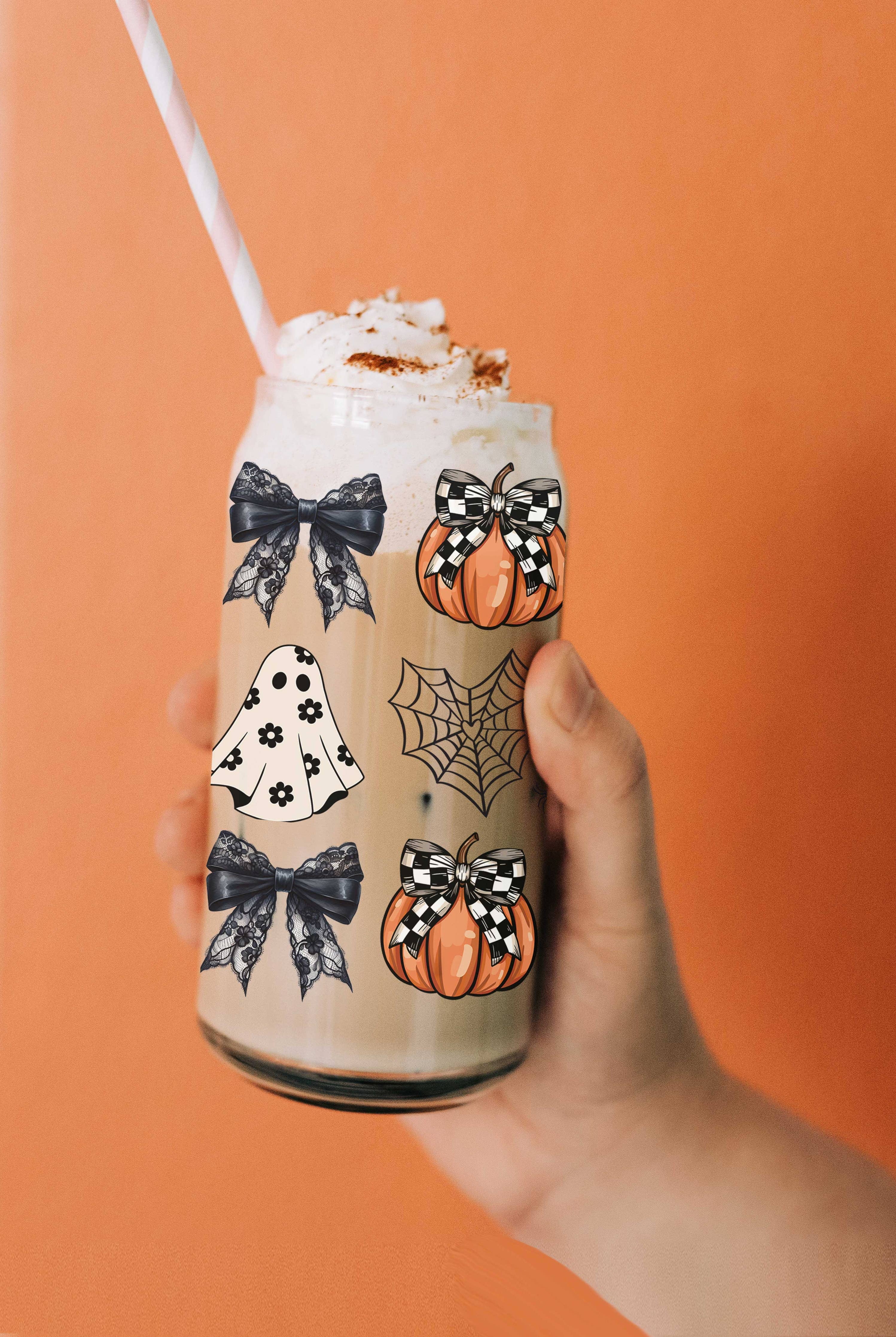 Cutest Halloween Fall Glass Cup | 20oz-Accessories-Krush Kandy, Women's Online Fashion Boutique Located in Phoenix, Arizona (Scottsdale Area)