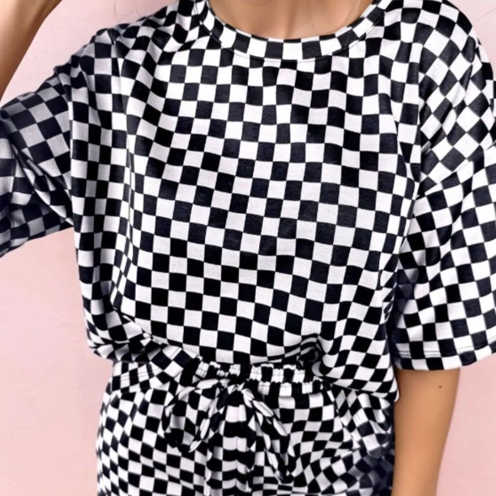 Checkmate Lounge Set-2 Piece Outfit Sets-Krush Kandy, Women's Online Fashion Boutique Located in Phoenix, Arizona (Scottsdale Area)