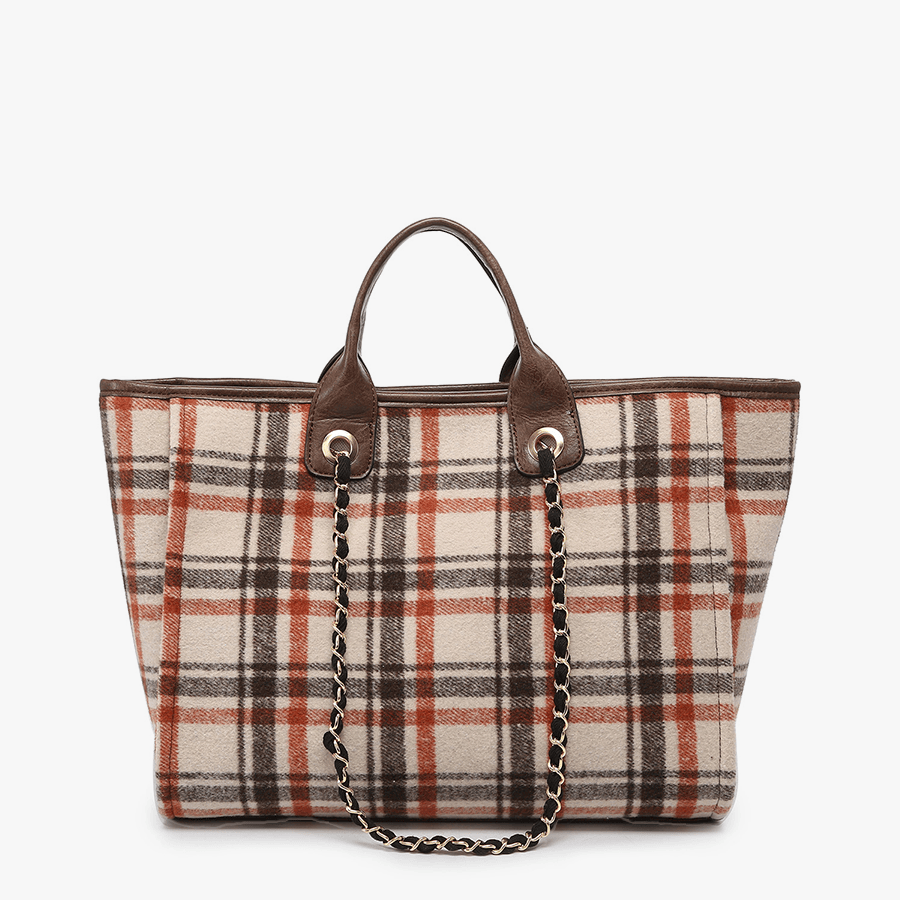 Kristina Women's Satchel with Chain Strap-handbag-Krush Kandy, Women's Online Fashion Boutique Located in Phoenix, Arizona (Scottsdale Area)