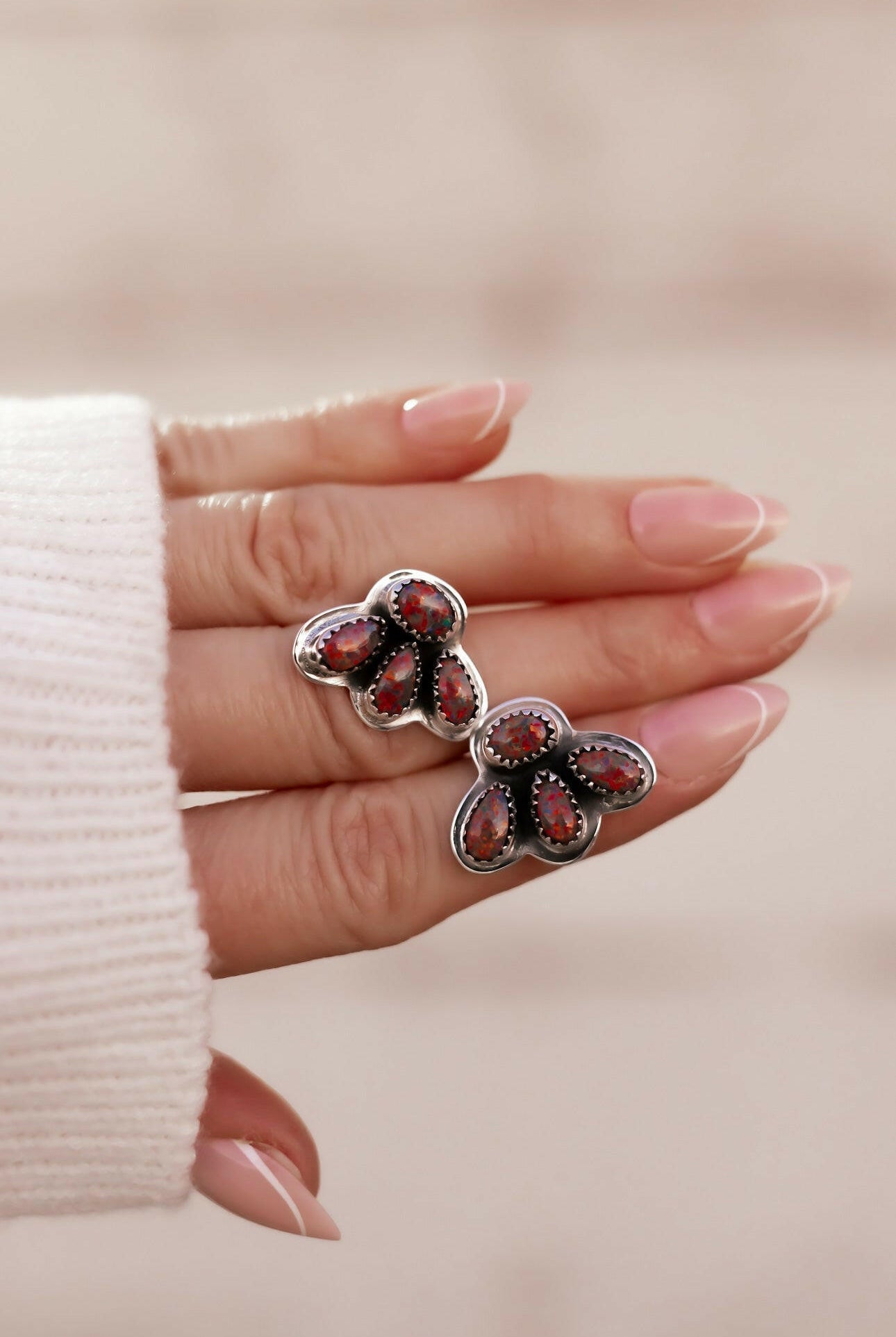 Classic Clove Stone Stud Earrings | Krush Exclusive-Stud Earrings-Krush Kandy, Women's Online Fashion Boutique Located in Phoenix, Arizona (Scottsdale Area)