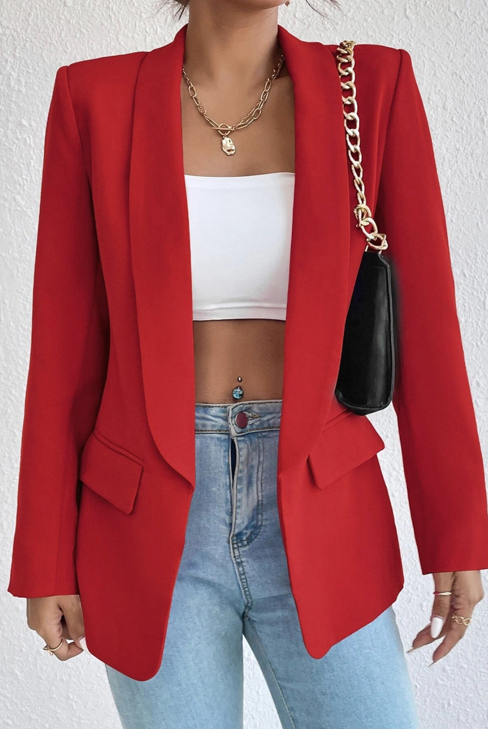 After Hours Long Sleeve Blazer-Blazers-Krush Kandy, Women's Online Fashion Boutique Located in Phoenix, Arizona (Scottsdale Area)