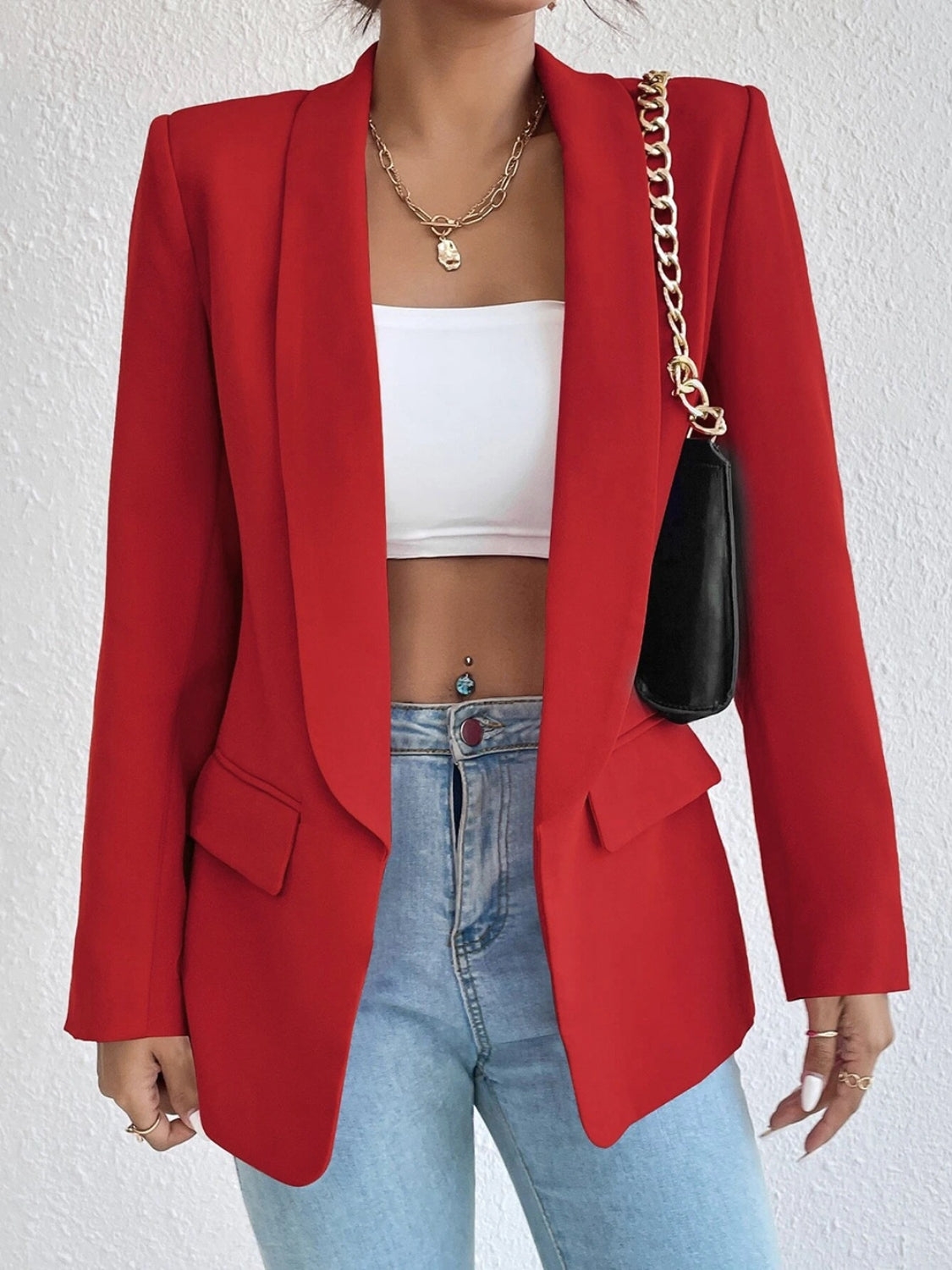 After Hours Long Sleeve Blazer-Blazers-Krush Kandy, Women's Online Fashion Boutique Located in Phoenix, Arizona (Scottsdale Area)