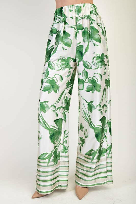 Resort Ready Printed Wide-Leg Pants-Pants-Krush Kandy, Women's Online Fashion Boutique Located in Phoenix, Arizona (Scottsdale Area)