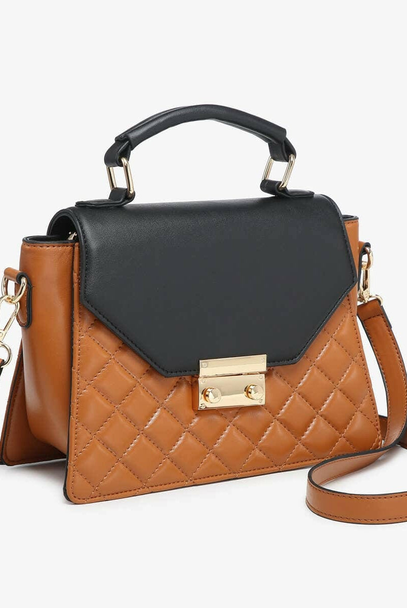 Lou Square Quilted Crossbody-handbags-Krush Kandy, Women's Online Fashion Boutique Located in Phoenix, Arizona (Scottsdale Area)