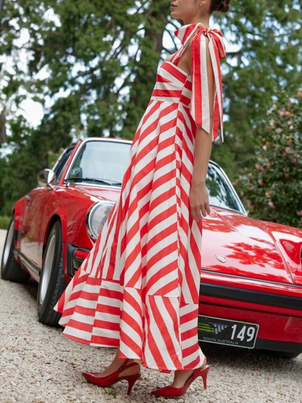 Striped Square Neck Wide Strap Dress-Dresses-Krush Kandy, Women's Online Fashion Boutique Located in Phoenix, Arizona (Scottsdale Area)