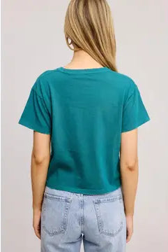 Free Bird Vintage Graphic S/S Seamless Faux Crop PREORDER-Graphic Tees-Krush Kandy, Women's Online Fashion Boutique Located in Phoenix, Arizona (Scottsdale Area)