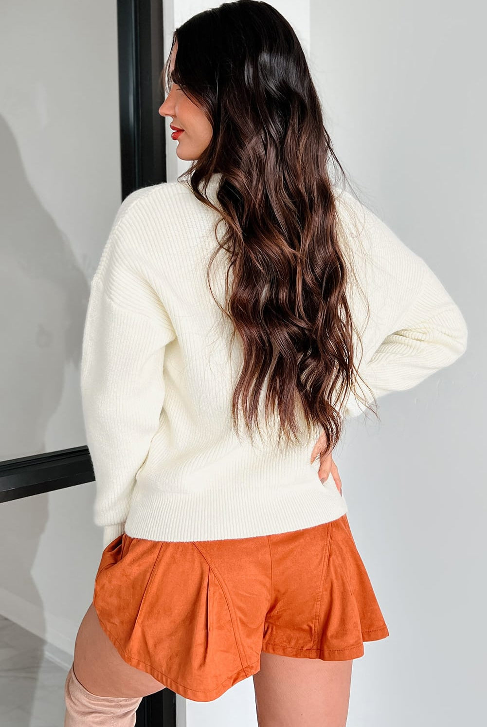 Pumpkin Patch Knit Sweater-Sweaters-Krush Kandy, Women's Online Fashion Boutique Located in Phoenix, Arizona (Scottsdale Area)