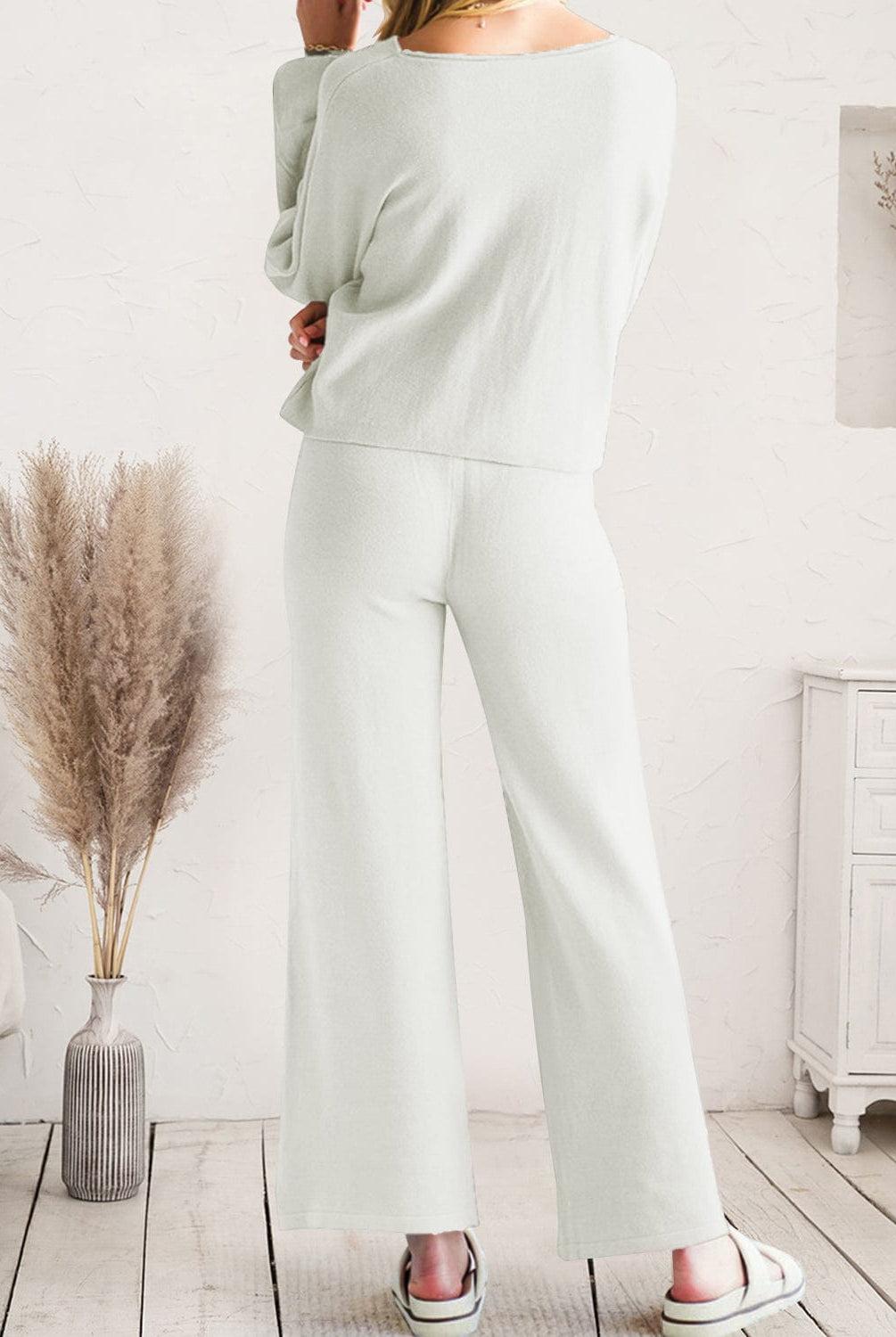 Long Sleeve Lounge Top and Drawstring Pants Set-Krush Kandy, Women's Online Fashion Boutique Located in Phoenix, Arizona (Scottsdale Area)