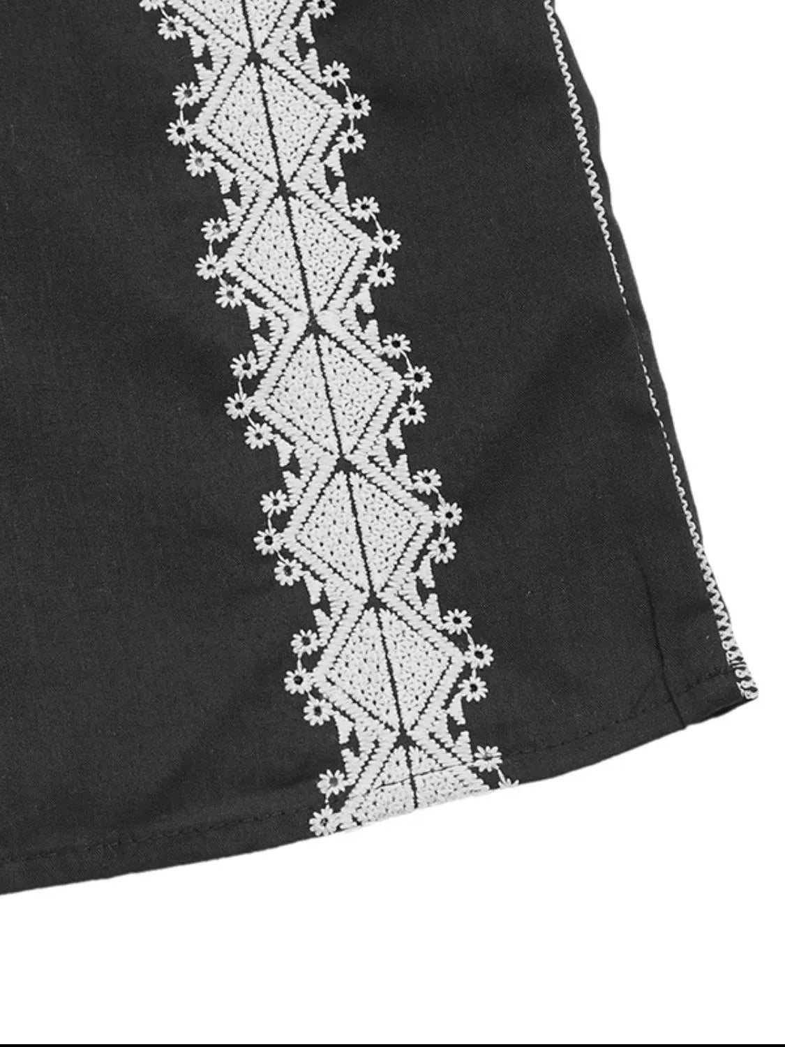 Boho Stitched Tassel Tie Tank-Krush Kandy, Women's Online Fashion Boutique Located in Phoenix, Arizona (Scottsdale Area)