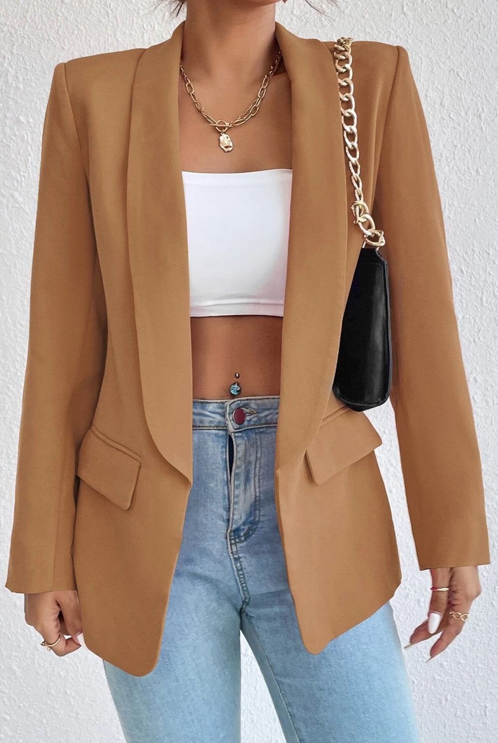 After Hours Long Sleeve Blazer-Blazers-Krush Kandy, Women's Online Fashion Boutique Located in Phoenix, Arizona (Scottsdale Area)