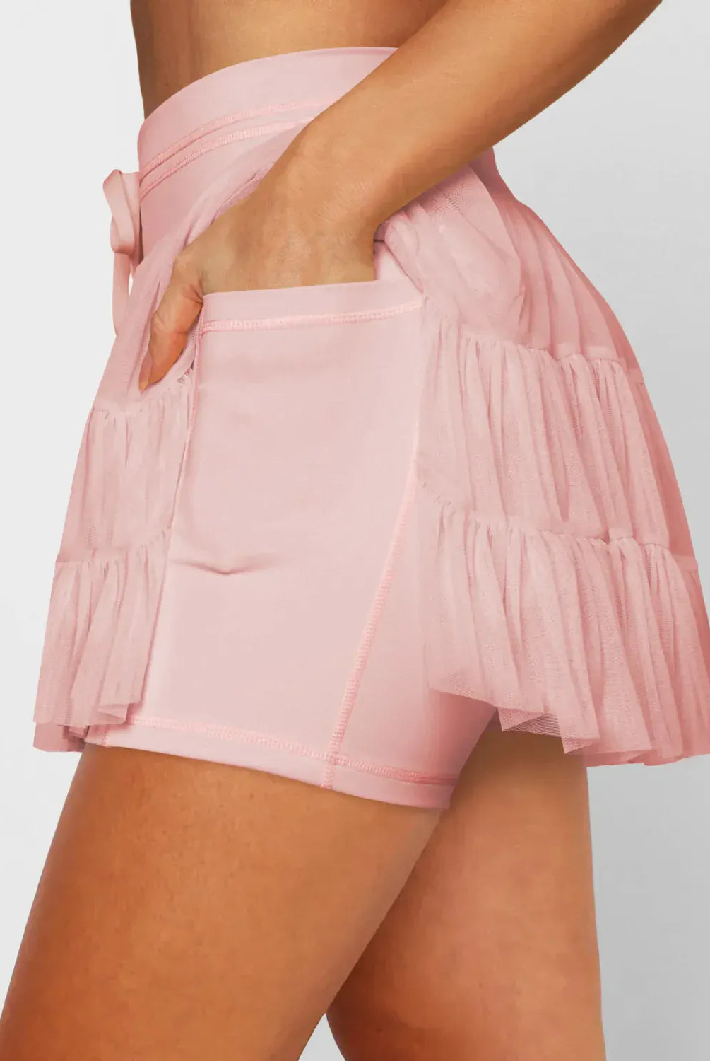 Ruched Mini Skort with Pockets-Krush Kandy, Women's Online Fashion Boutique Located in Phoenix, Arizona (Scottsdale Area)