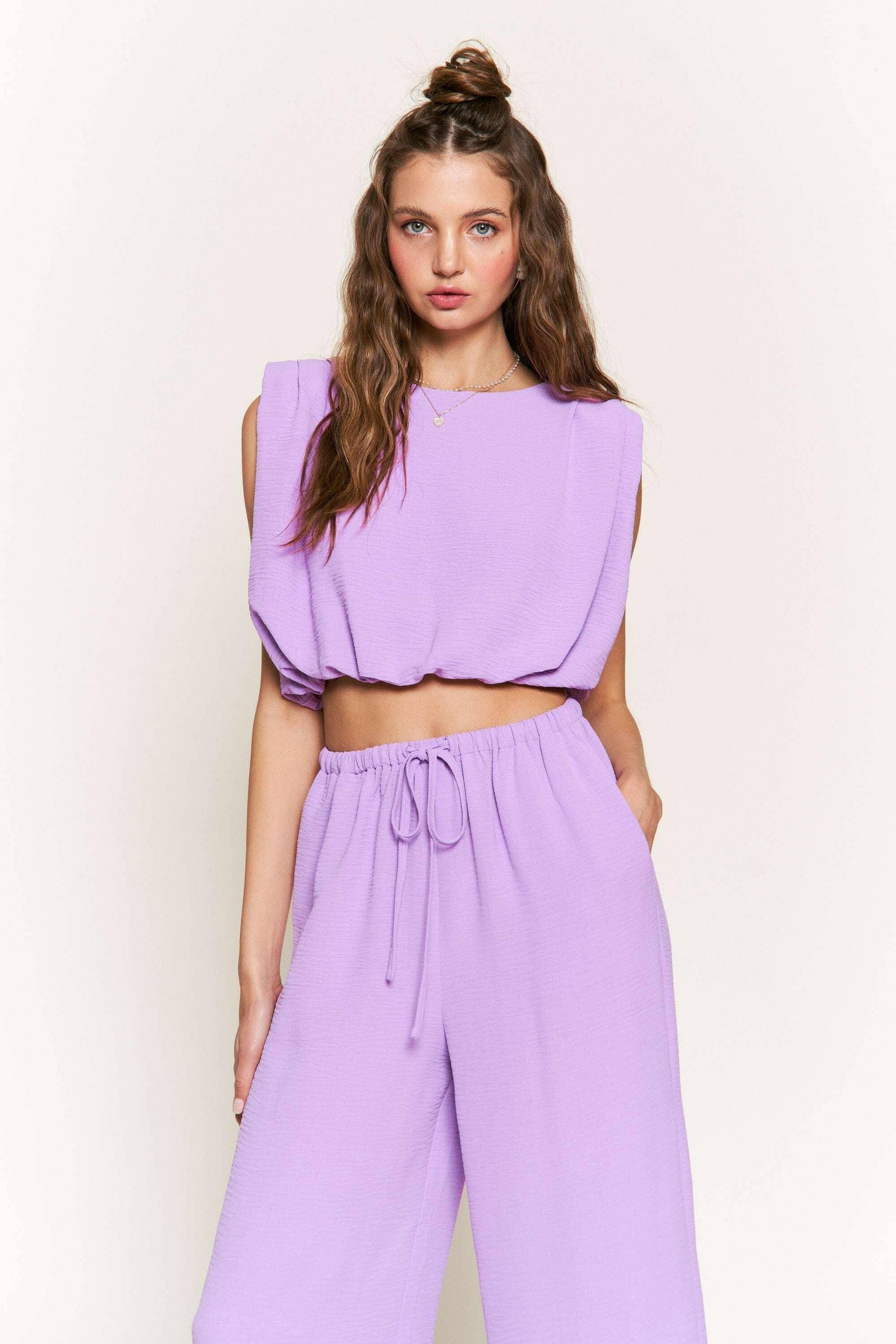 Lilac Luxe Crop Top-Tops-Krush Kandy, Women's Online Fashion Boutique Located in Phoenix, Arizona (Scottsdale Area)