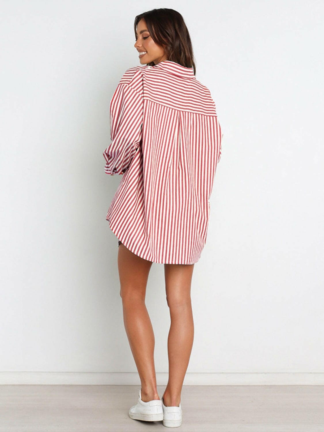Bon Voyage Striped Button Down Top & Shorts Set-2 Piece Outfit Sets-Krush Kandy, Women's Online Fashion Boutique Located in Phoenix, Arizona (Scottsdale Area)