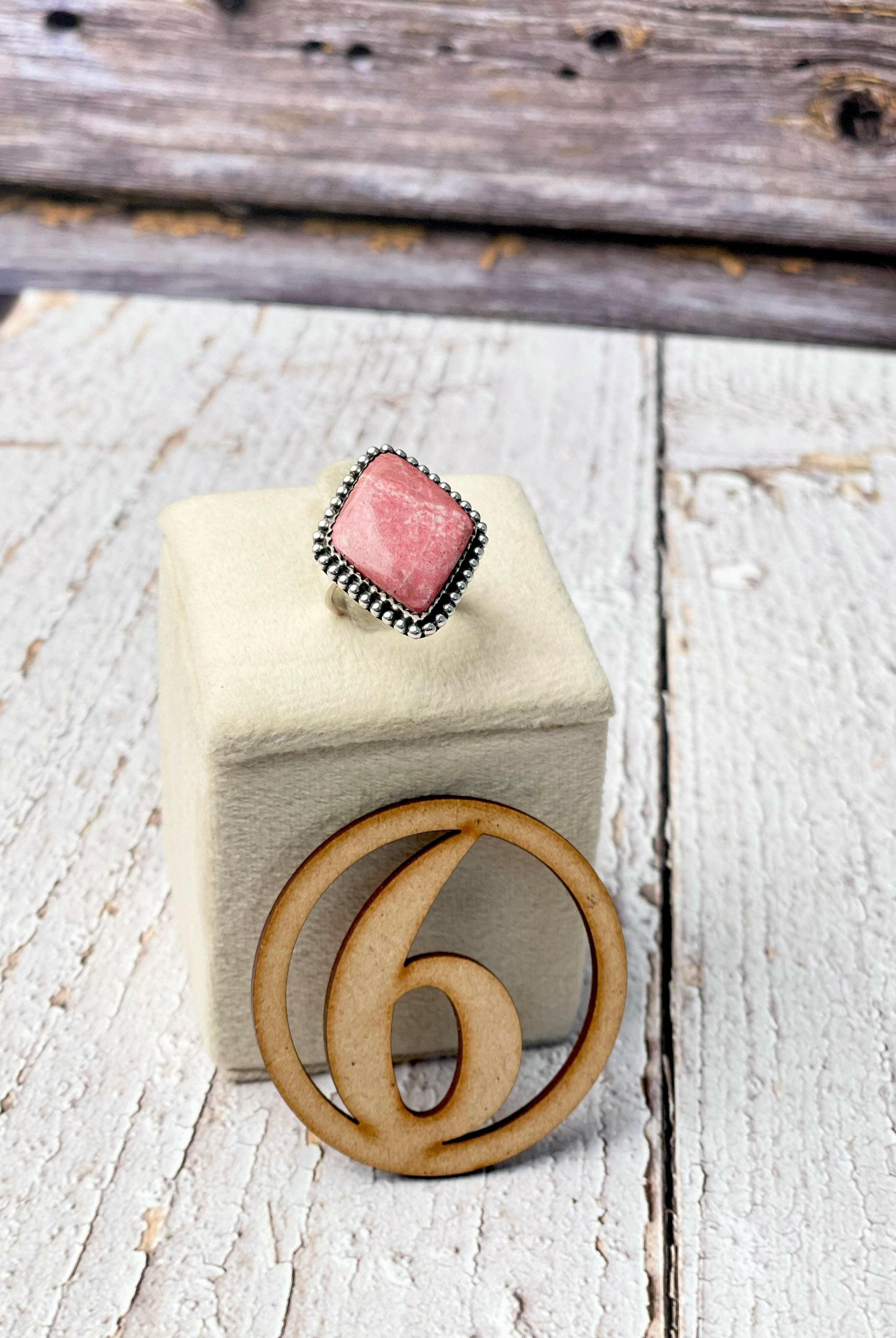 One Of A Kind Thulite Slab Rings-Rings-Krush Kandy, Women's Online Fashion Boutique Located in Phoenix, Arizona (Scottsdale Area)