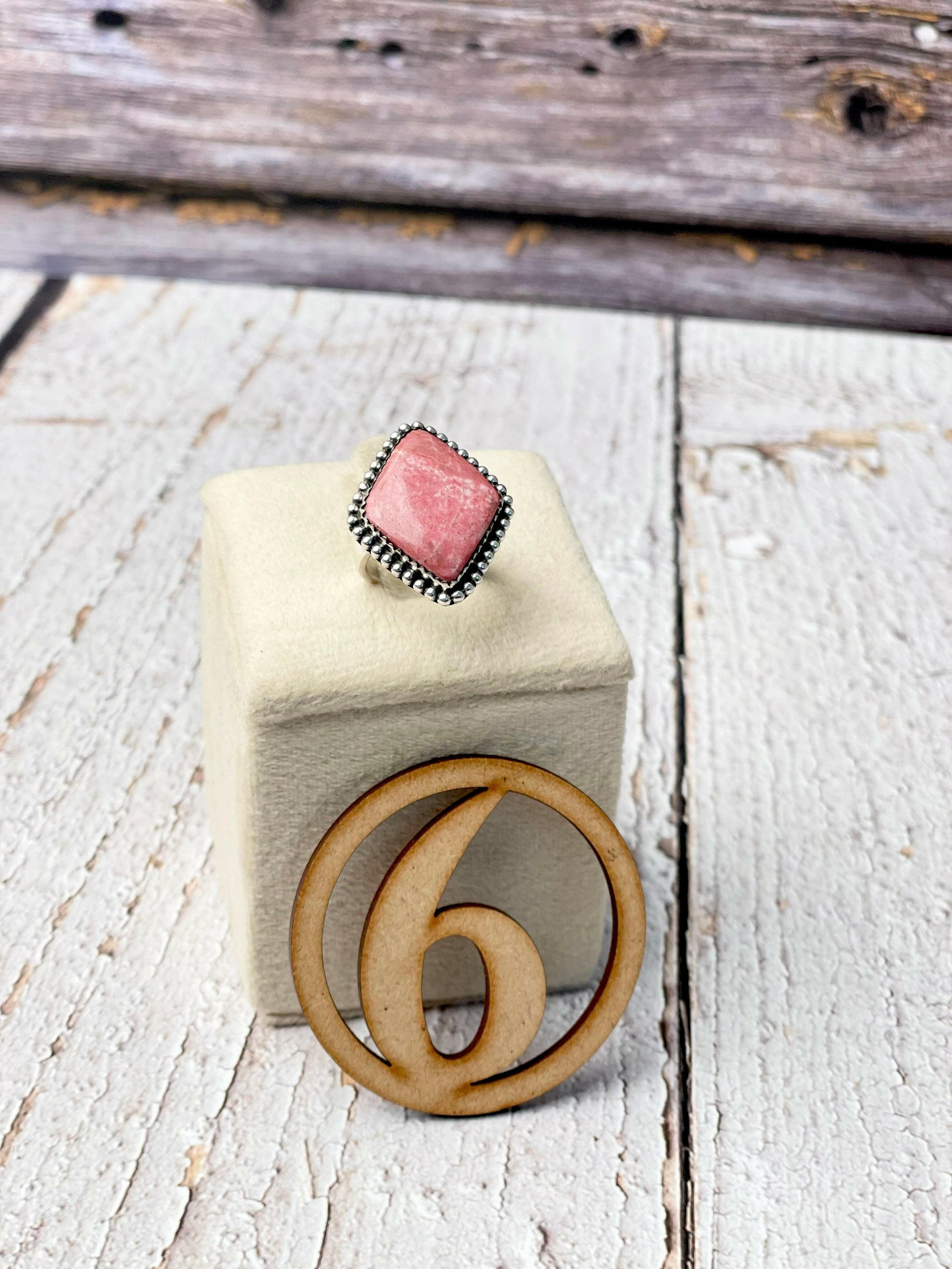 One Of A Kind Thulite Slab Rings-Rings-Krush Kandy, Women's Online Fashion Boutique Located in Phoenix, Arizona (Scottsdale Area)
