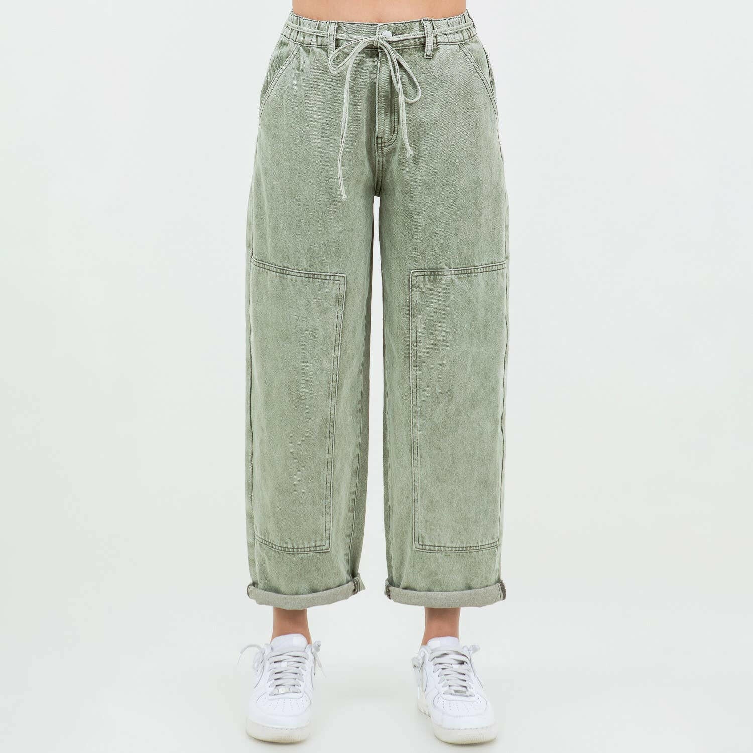 Color Washed Barrel Fit Pants-PANTS-Krush Kandy, Women's Online Fashion Boutique Located in Phoenix, Arizona (Scottsdale Area)