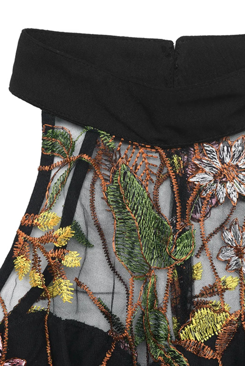 Floral Embroidered Halter Neck Pleated Jumpsuit-Jumpsuits & Rompers-Krush Kandy, Women's Online Fashion Boutique Located in Phoenix, Arizona (Scottsdale Area)